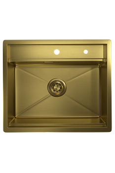 Кухонная мойка GRANULA (6051, ЗОЛОТО САТИН)