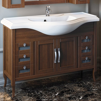 Тумба для комплекта Opadiris Мираж 120 светлый орех