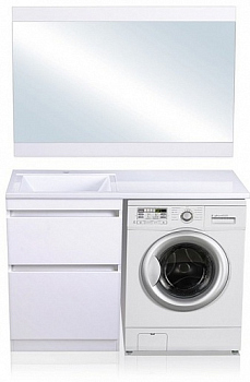 Тумба для комплекта Style Line Даллас 100 Люкс Plus напольная, белая