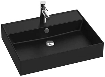 Раковина Jacob Delafon Vivienne EXBH112-NGM 60x46 черная матовая