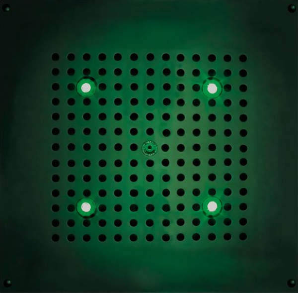 Верхний душ Bossini DREAM - Cube Light H37451 CR с хромотерапией