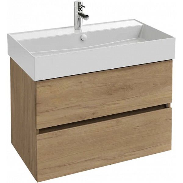 Тумба под раковину Jacob Delafon Tolbiac 80 EB2382-E75 подвесная Дуб Давос