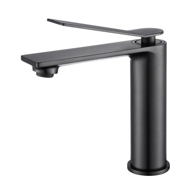 Смеситель для раковины Vincea Verse VBF-2VE1GM однорычажный, вороненая сталь