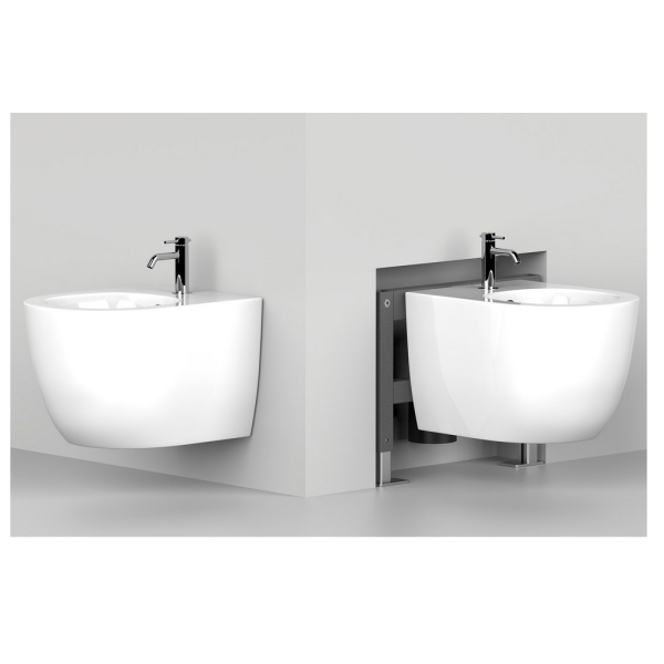 Биде ABBER Bequem AC1151MW подвесное белое матовое