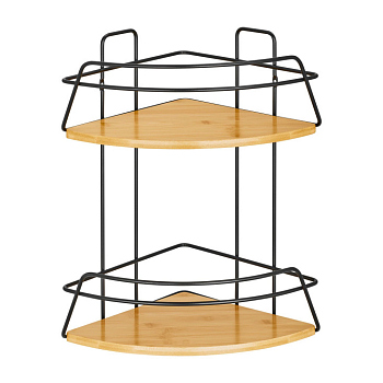 Полка угловая ЧМЗ Модулус Бамбук 22х22х37,4 см., (509-005-02)