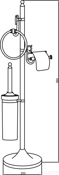 Стойка Boheme Brillante 10450