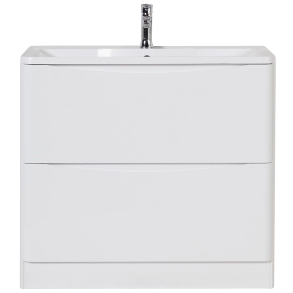 Belbagno База под раковину напольная с двумя выкатными ящиками, ACQUA-1000-2C-PIA-BL