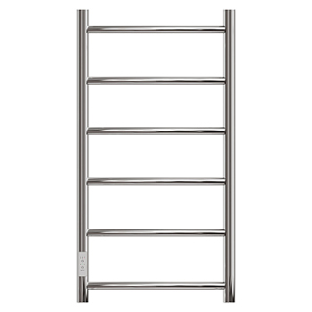 Полотенцесушитель электрический Point PN04758 П6 500x800 диммер слева, хром