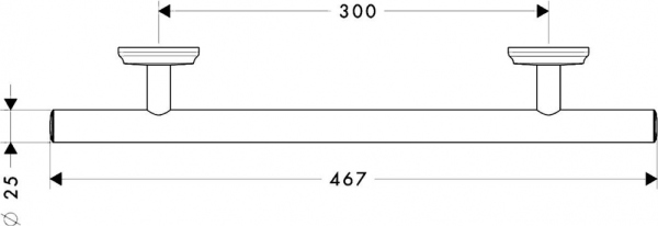 Поручень Hansgrohe Logis Classic