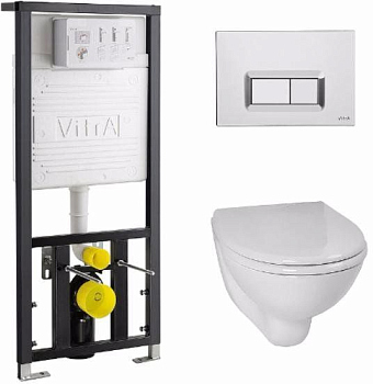 Комплект унитаз Vitra Arkitekt 9005B003-7211 с инсталляцией