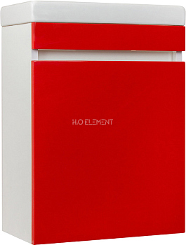 Тумба для комплекта Style Line Compact 40 Люкс, красная