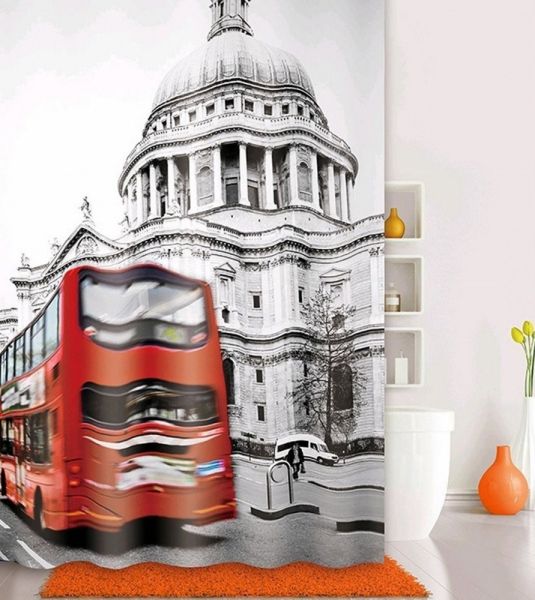 Штора для ванной Iddis London Spirits
