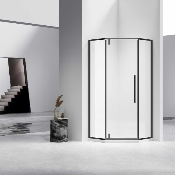 Душевой уголок Vincea Slim-N VSP-4SN900CLB, 900*900, черный, стекло прозрачное Душевой уголок Vincea Slim-N VSP-4SN900CLB, 900*900, черный, стекло прозрачное