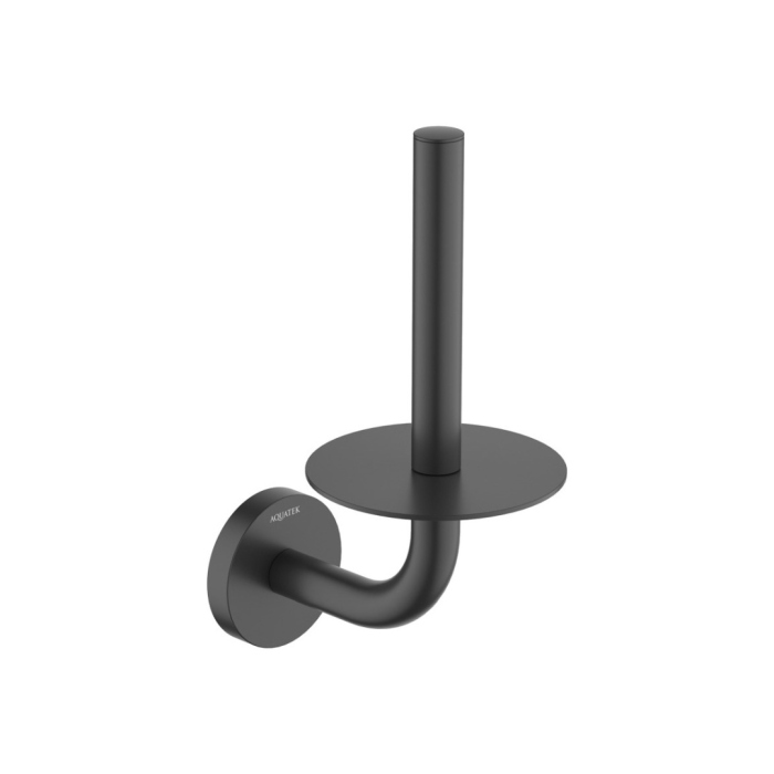 Держатель запасного рулона Aquatek Оберон AQ4207MB Черный матовый