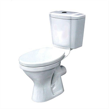 Унитаз напольный Cersanit TOP S-KO-TOP-ST-P-w, с сиденьем