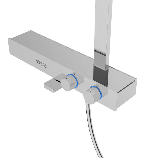 Душевая стойка Vincea Inspire VSFS-3I13TCH термостатическая с изливом, хром