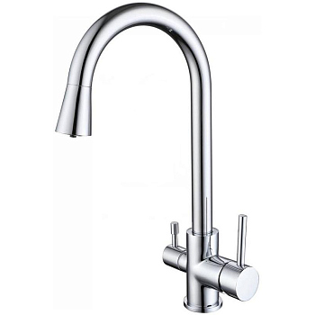 Смеситель для кухни Aquatek AQ1085CR Хром Смеситель для кухни Aquatek AQ1085CR Хром