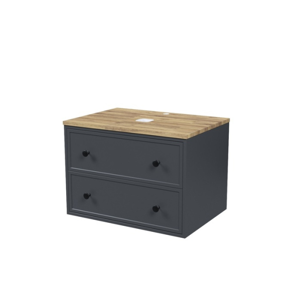 Тумба IDDIS подвесная, со столешницей, 70 см, темно-серый, Torr (TOR70DBi95K)