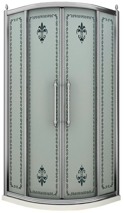 Душевой уголок Cezares Retro scorrevole R2 90 PP Cr