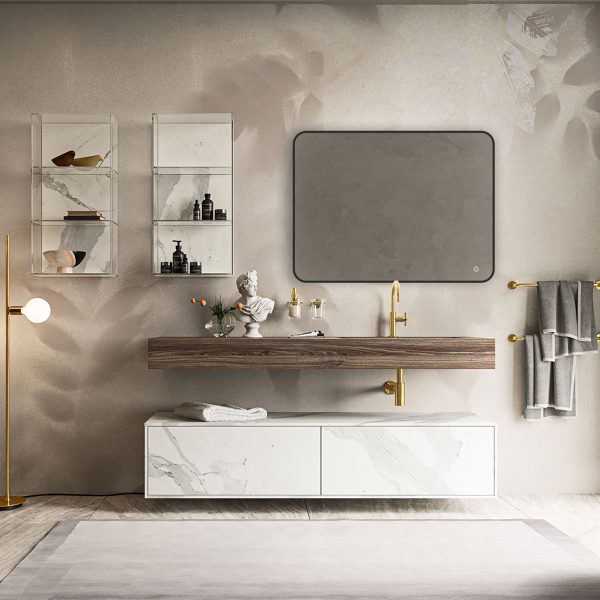 Зеркало Vincea LED VLM-3VC800B 800х600 c сенсорным выключателем и диммером