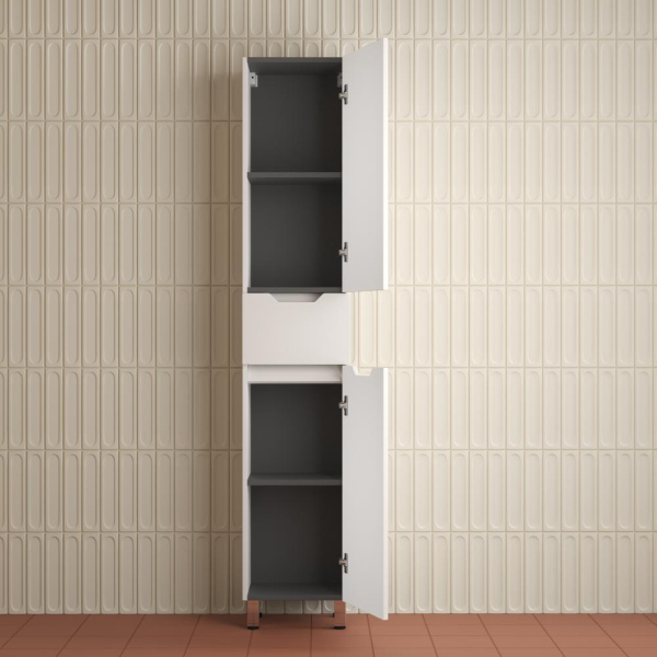 Пенал "Остин" 360 см напольный 1 ящик белый эмаль PLUS, ЛС-00002411