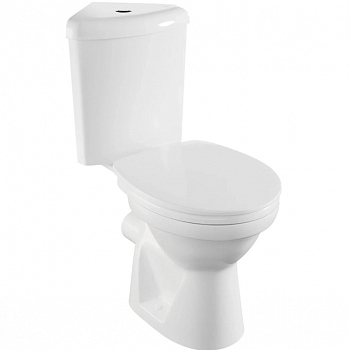 Унитаз компакт Vitra Wenkel 9854B099-7200 угловой с бачком и сиденьем Микролифт