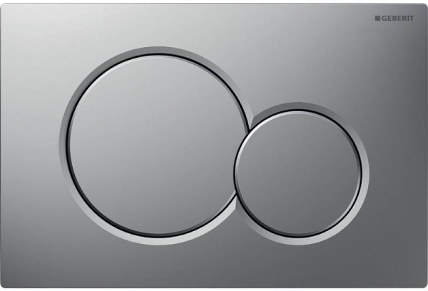 115.770.JQ.5 клавиша Sigma01 к 111.300, двойной смыв: Матовый хром, лакированный