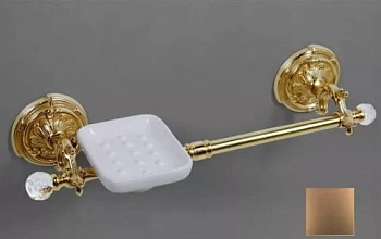 Полотенцедержатель ART&MAX BAROCCO CRYSTAL AM-2057P-Br-C, Бронза