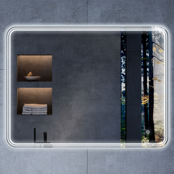 Зеркало Vincea LED VLM-3MA900 900х700 c сенсорным выключателем и диммером Зеркало Vincea LED VLM-3MA900 900х700 c сенсорным выключателем и диммером