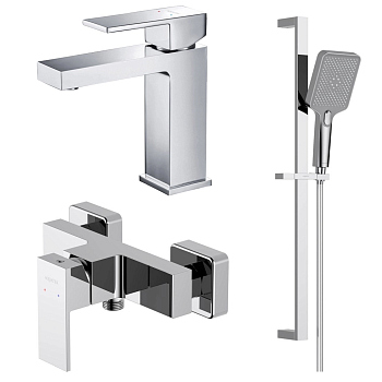 Комплект смесителей Aquatek Либра AQ1631CR Хром