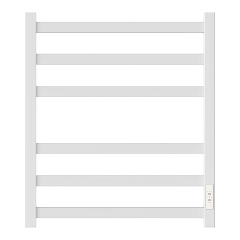 Полотенцесушитель электрический Point Меркурий PN83856W П6 500x600, диммер справа, белый