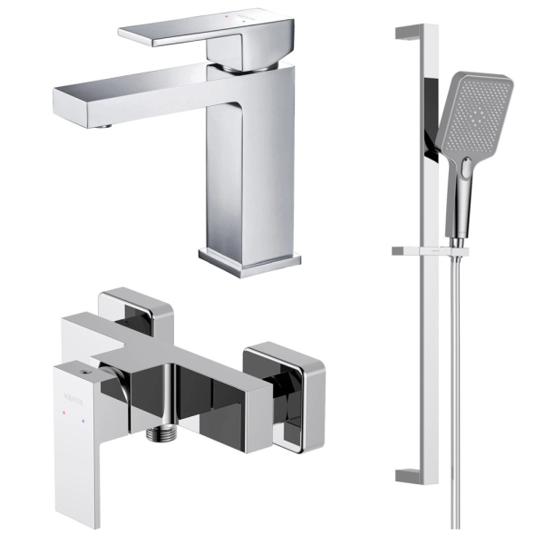 Комплект смесителей Aquatek Либра AQ1631CR Хром