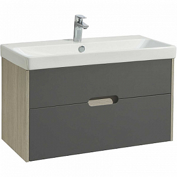 Тумба с раковиной Акватон Оливия 90 1A2544K0OLUG0 дуб ойстер