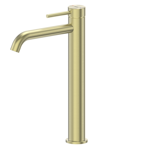 Смеситель ABBER Wasser Kreis 316 AF8111BG-L для накладной раковины, золото брашированное