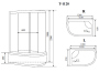 Душевая кабина Timo Standart 120*85*220 (T-1120R)