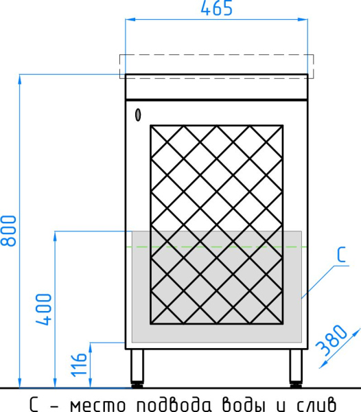 Тумба для комплекта Style Line Канна 50 Люкс, белая