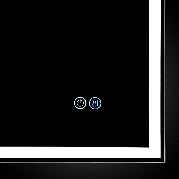 Зеркало Vincea LED VLM-3VN600-2 600х800 c сенсорным выключателем и диммером, антизапотевание