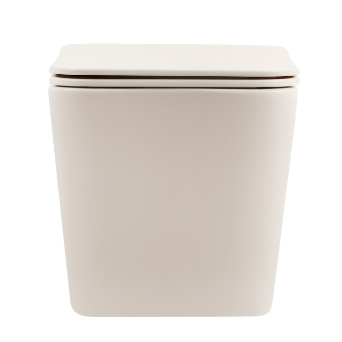 Унитаз ABBER Rechteck AC1201MBE подвесной светло-бежевый матовый, безободковый