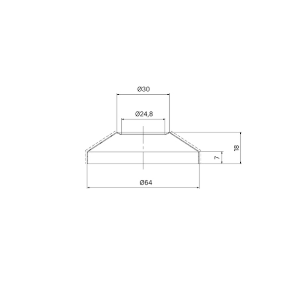 Отражатель IDDIS для смесителя конус хром D-64 h-18 2 шт (982R18C0SM)