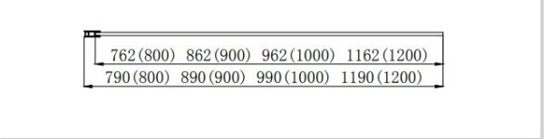 AQ NAG 6310-100 Душевая перегородка Aquatek Walk in, 1000x2000 профиль черный, стекло прозрачное