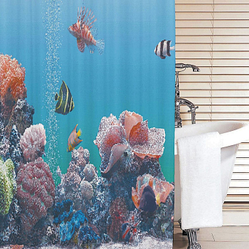 Штора для ванной Iddis Pacific Ocean