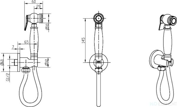 Гигиенический душ Boheme Medici 404
