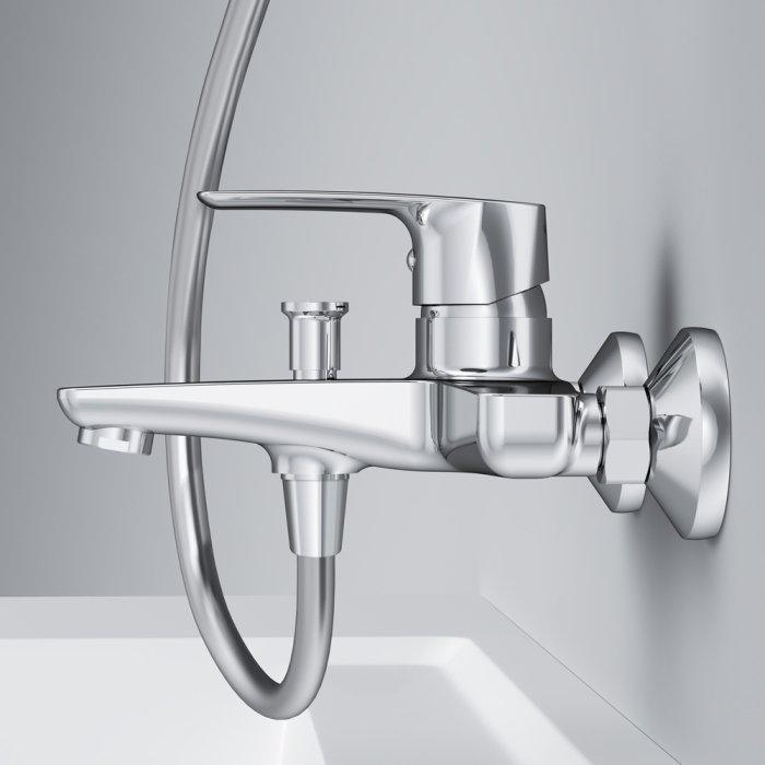 Смеситель AM.PM Gem F90A10000 для ванны с душем