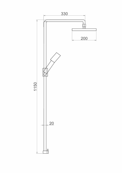 Душевой гарнитур FAUZT (FZs-300)
