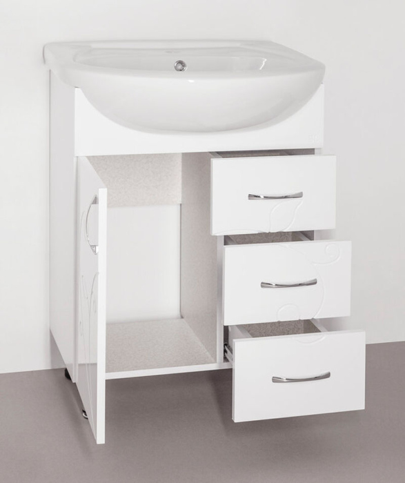 Тумба для комплекта Style Line Эко Фьюжн №24 65 белая