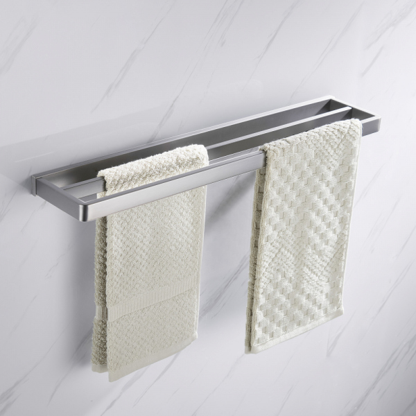 Полотенцедержатель двойной ABBER Westen AA1756SP сатин