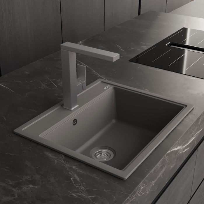 Кухонная мойка ABBER Quarz AQ2902G серый