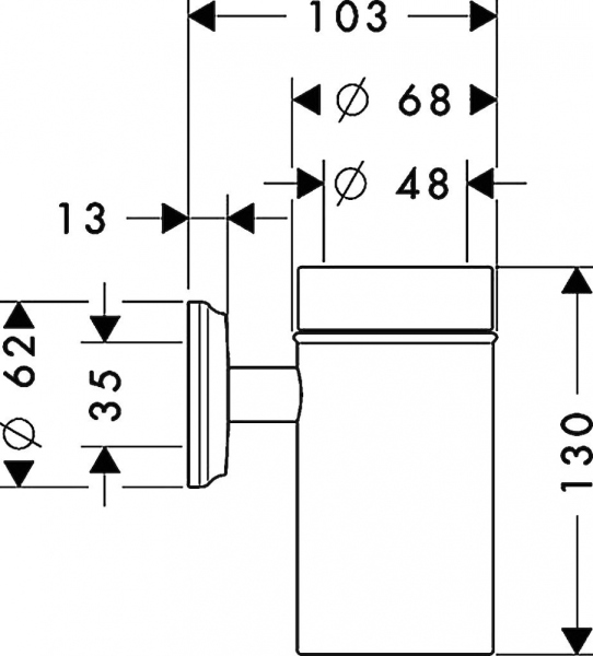 Стакан Hansgrohe Logis Classic