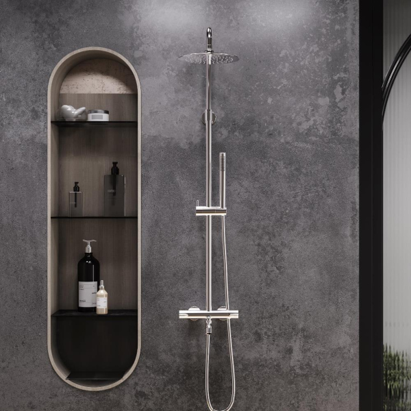 Душевая система c термостатом Damixa Scandinavian Pure, 936810000