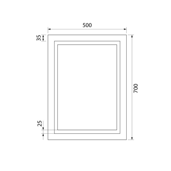 Зеркало с подсветкой и термообогревом, 50 см, IDDIS Zodiac (ZOD50T0i98) Зеркало с подсветкой и термообогревом, 50 см, IDDIS Zodiac (ZOD50T0i98)